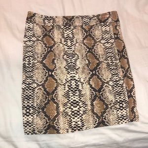 Reptile Skin Skirt